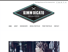 Tablet Screenshot of kimmdicato.com
